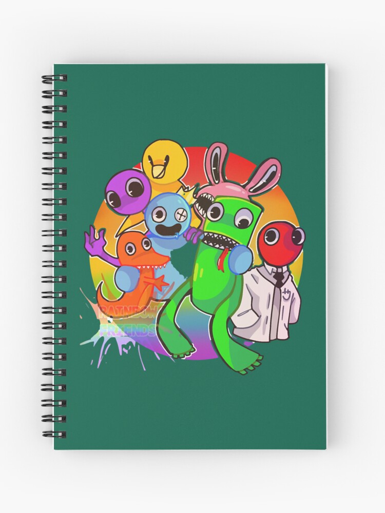 rainbow friends chapter 2 rainbow friends fnf rainbow friends roblox rainbow  friends animation rainb Spiral Notebook for Sale by RetroPanache