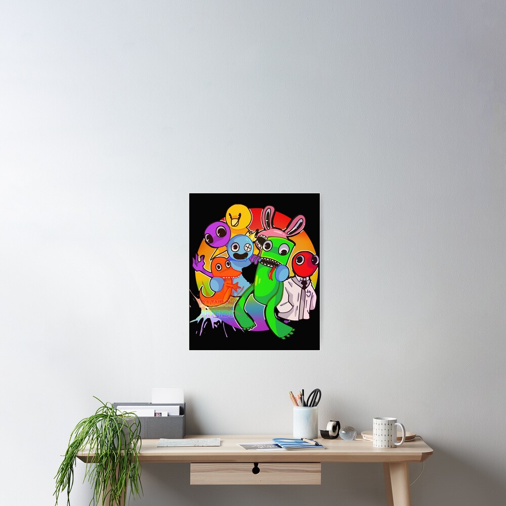 rainbow friends chapter 2 rainbow friends fnf rainbow friends roblox  rainbow friends animation rainb  Postcard for Sale by RetroPanache