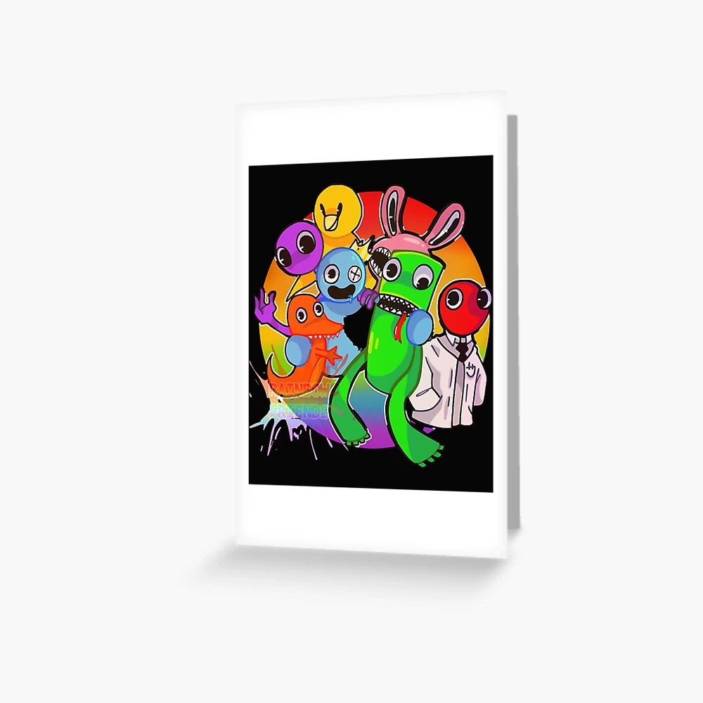 rainbow friends chapter 2 rainbow friends fnf rainbow friends roblox  rainbow friends animation rainb Spiral Notebook for Sale by RetroPanache