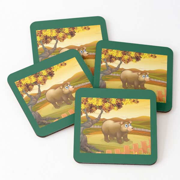 Item preview, Lovely bear and beautiful garden  designed and sold by RetroPanache.
