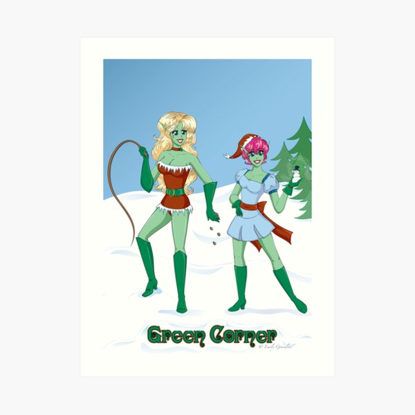 Naughty and Nice Art Print
