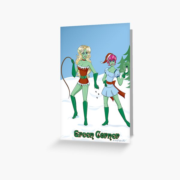 Naughty and Nice Greeting Card