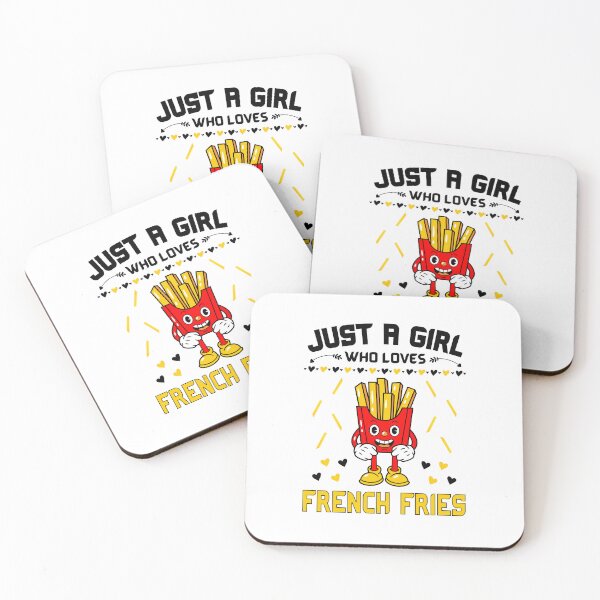 Item preview, French Fries Lover Just A Girl Who Loves French Fries Potato designed and sold by 1Designology1.