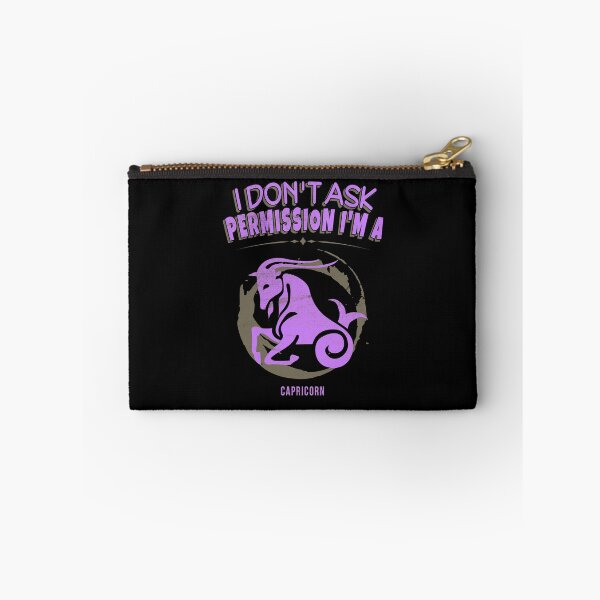 Item preview, I Don't Ask Permission Capricorn designed and sold by KNUXX Shop.