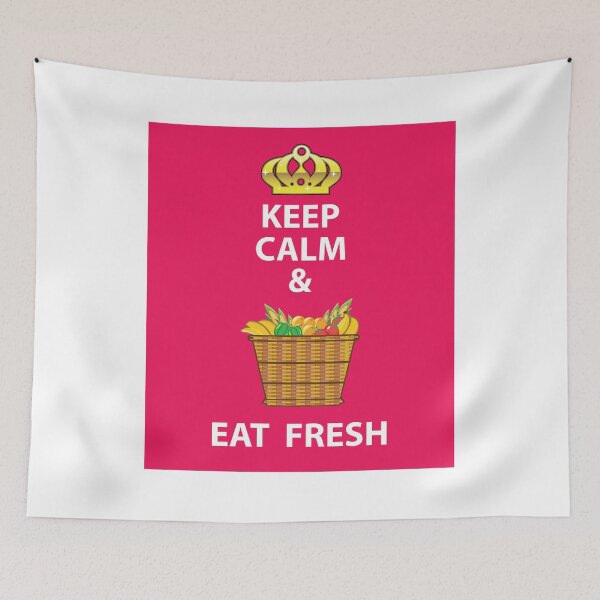Item preview, Keep Calm and Eat Fresh designed and sold by vectorworks51.