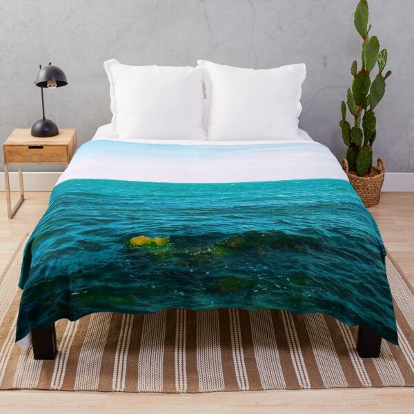 Item preview, Wavy Black Sea with some underwater stones designed and sold by helenkaiy.