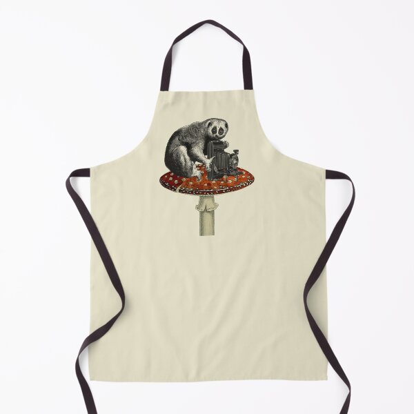 Item preview, slow loris with photo camera (cream) designed and sold by Madame Memento.