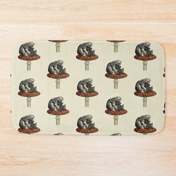 Item preview, slow loris with photo camera (cream) designed and sold by Madame Memento.