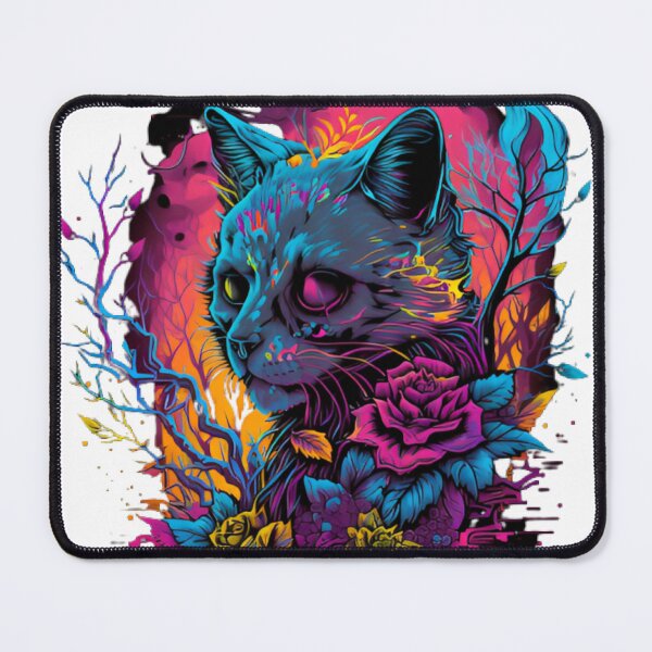Item preview, Retro funky cat #3 designed and sold by Lateef Prints.