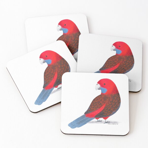 Item preview, Crimson Rosella Bird 2 designed and sold by julianamotzko.