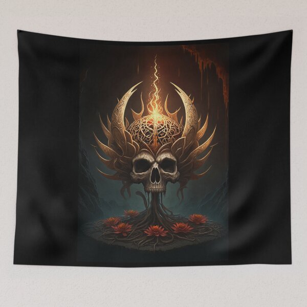 Item preview, Skull Art #843 designed and sold by SkullsClubhouse.