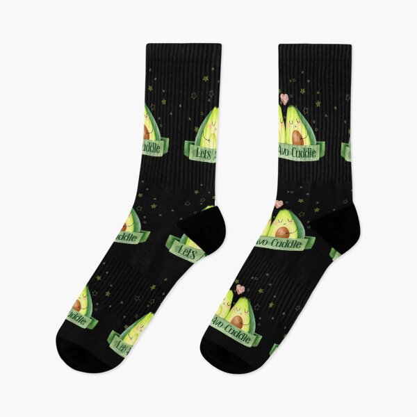 Item preview, Let'S Avo Cuddle - funny Avocado pun designed and sold by KawaiiFoodArt.