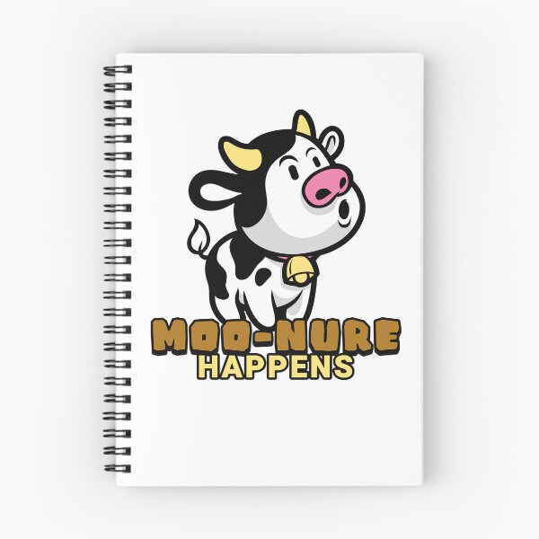 Item preview, Moo-nure Happens Cow Cute Funny Cartoon Joke Quote designed and sold by CRHPOD20.
