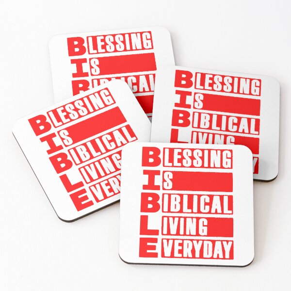 Item preview, BIBLE - Blessing Is Biblical Living Everyday designed and sold by plushism.