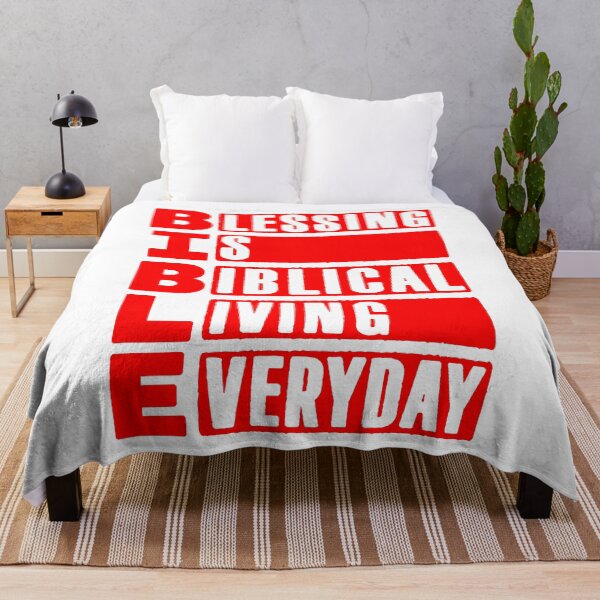 Item preview, BIBLE - Blessing Is Biblical Living Everyday designed and sold by plushism.