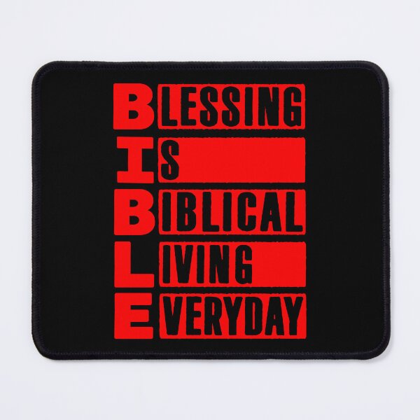 Item preview, BIBLE - Blessing Is Biblical Living Everyday designed and sold by plushism.