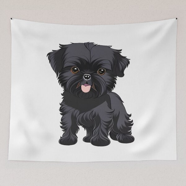 Item preview, Cute Affenpinscher puppy, pop art, Ai Generated Art  designed and sold by ACC .