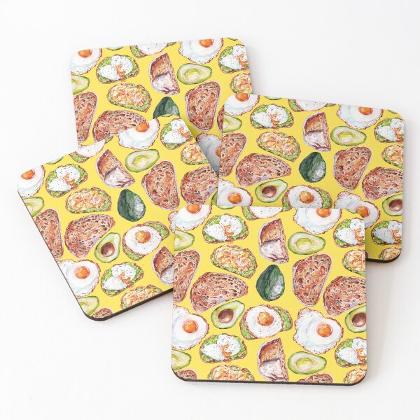 Item preview, Avocado Toast Pattern designed and sold by Katariina Purru.