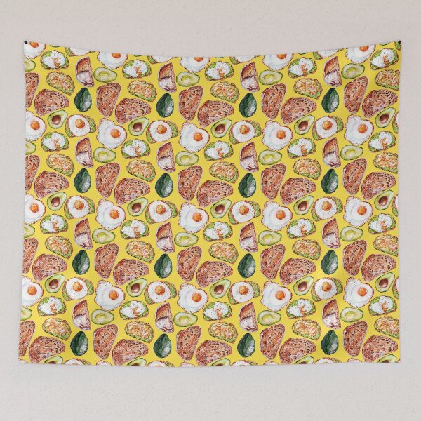 Item preview, Avocado Toast Pattern designed and sold by Katariina Purru.