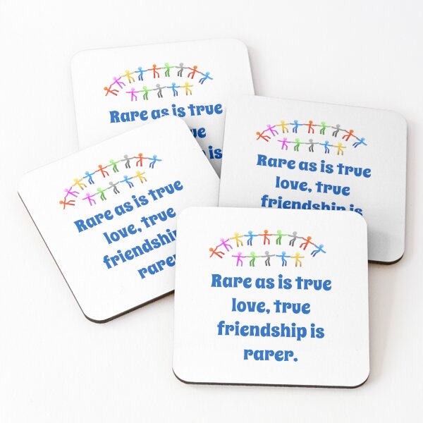 Item preview, Rare As Is True Love - Friendship Quote  designed and sold by CrankyOldDude.
