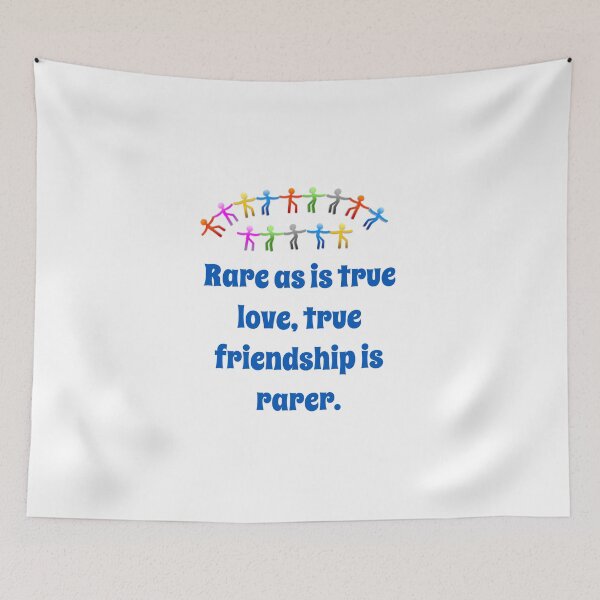 Item preview, Rare As Is True Love - Friendship Quote  designed and sold by CrankyOldDude.