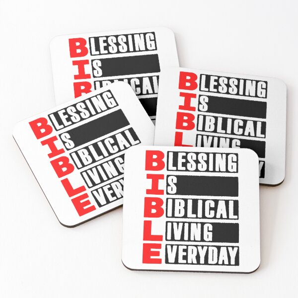 Item preview, BIBLE - Blessing Is Biblical Living Everyday designed and sold by plushism.