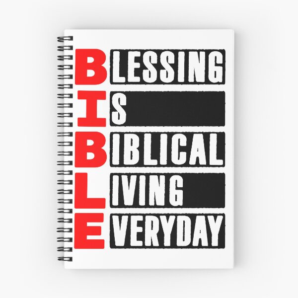 Item preview, BIBLE - Blessing Is Biblical Living Everyday designed and sold by plushism.