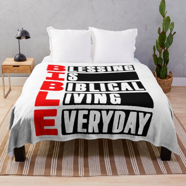 Item preview, BIBLE - Blessing Is Biblical Living Everyday designed and sold by plushism.