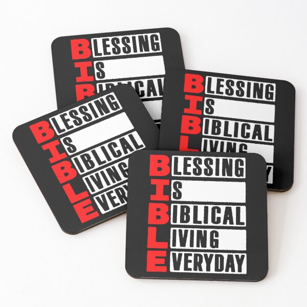 Item preview, BIBLE - Blessing Is Biblical Living Everyday designed and sold by plushism.