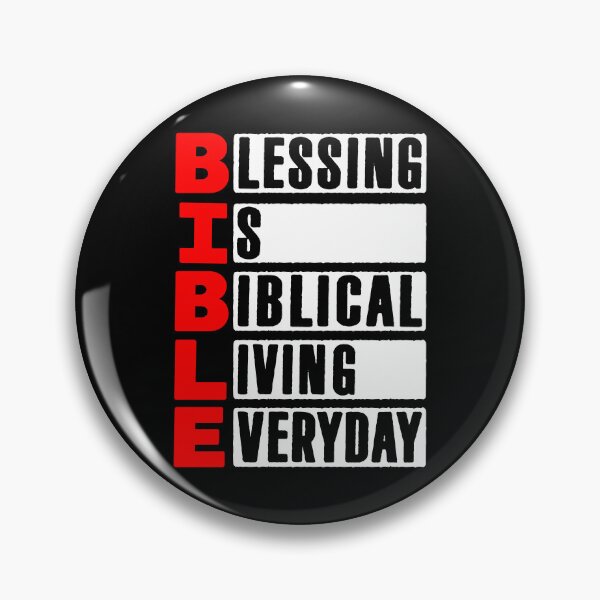 Item preview, BIBLE - Blessing Is Biblical Living Everyday designed and sold by plushism.