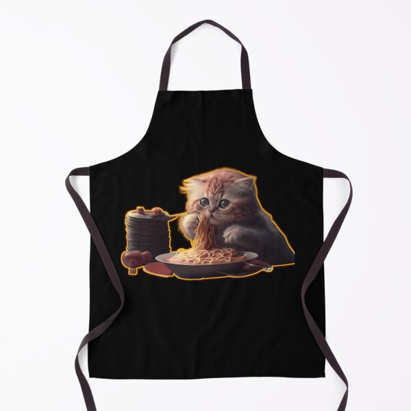 Item preview, Cute Cat Eating Spaghetti designed and sold by MaRa ★★★★★.