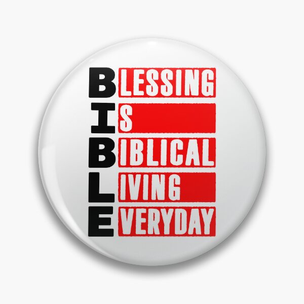 Item preview, BIBLE - Blessing Is Biblical Living Everyday designed and sold by plushism.