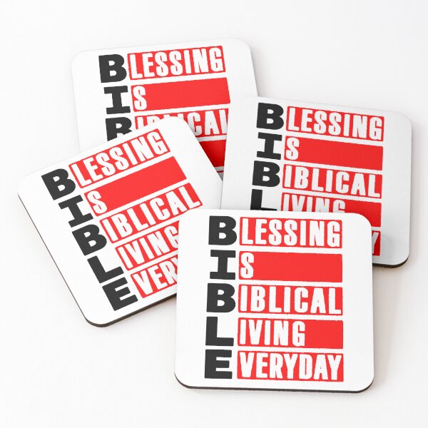 Item preview, BIBLE - Blessing Is Biblical Living Everyday designed and sold by plushism.