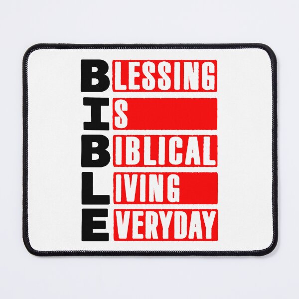 Item preview, BIBLE - Blessing Is Biblical Living Everyday designed and sold by plushism.