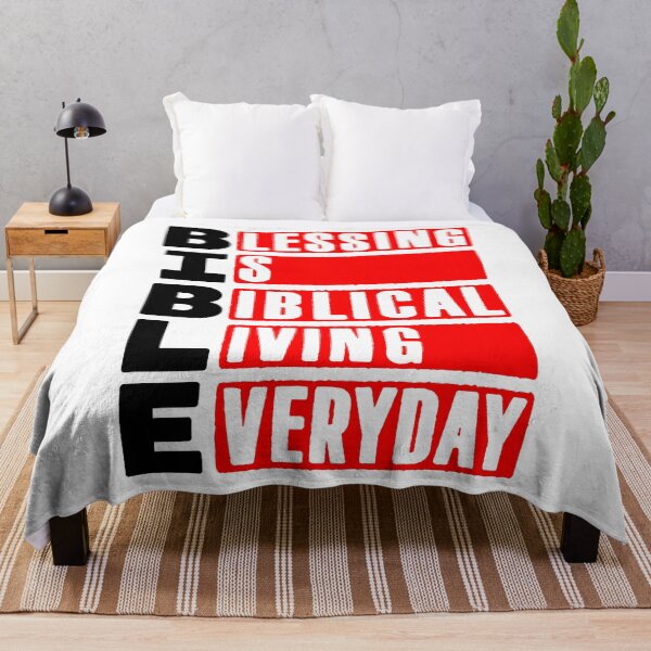 Item preview, BIBLE - Blessing Is Biblical Living Everyday designed and sold by plushism.