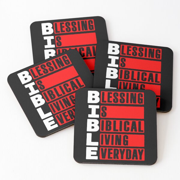 Item preview, BIBLE - Blessing Is Biblical Living Everyday designed and sold by plushism.