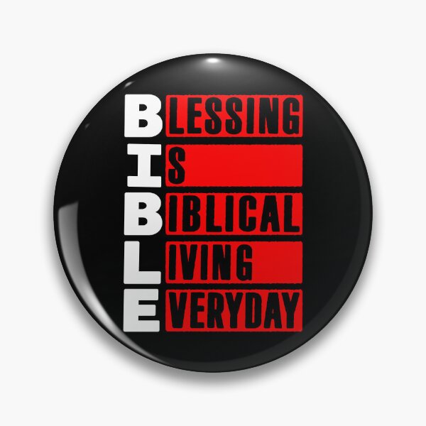 Item preview, BIBLE - Blessing Is Biblical Living Everyday designed and sold by plushism.