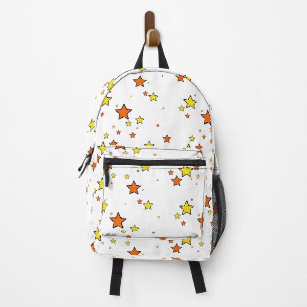 Item preview, yellow and orange stars, Christmas, seamless pattern designed and sold by NayaChu.