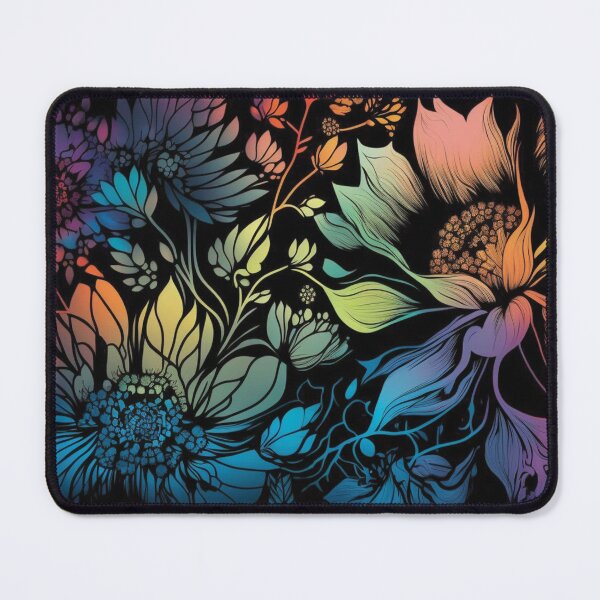 Item preview, Whimsical Bohemian Colorful Floral Surface Pattern designed and sold by LotusBlanc.