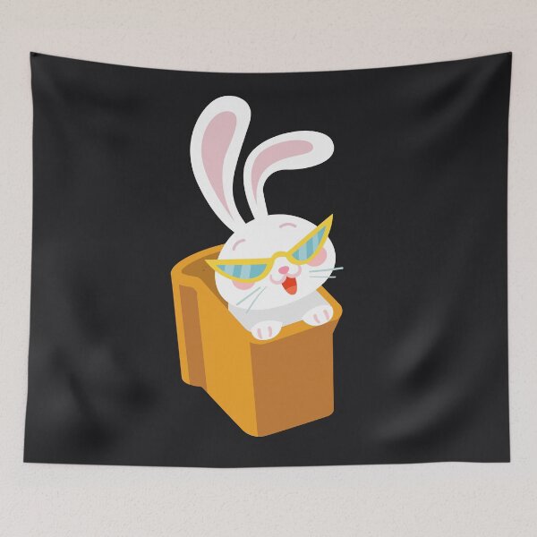 Item preview, Bunny Chow Illustration designed and sold by AsteriskHouse.