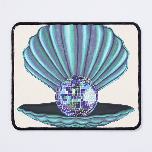 Item preview, Disco ball seashell blue designed and sold by evatania.