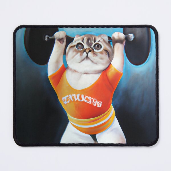 Item preview, Weightlifting Kitty designed and sold by Steeshirts.