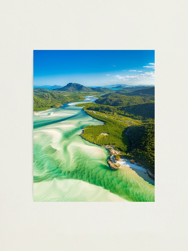 Alternate view of Hill Inlet Whitsundays, Queensland Photographic Print