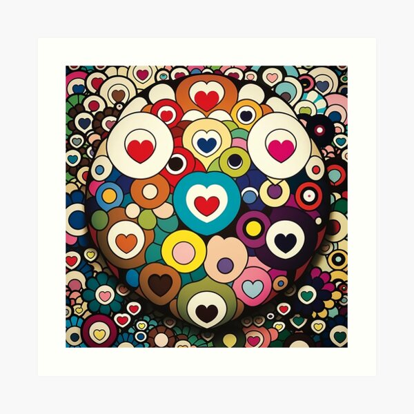 Art Reproductions Pop Art Eye Love Monogram by Takashi Murakami (Inspired  By)