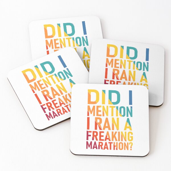 Item preview, Did I Mention, I Ran A Freaking Marathon? designed and sold by Lonesome-Fox.
