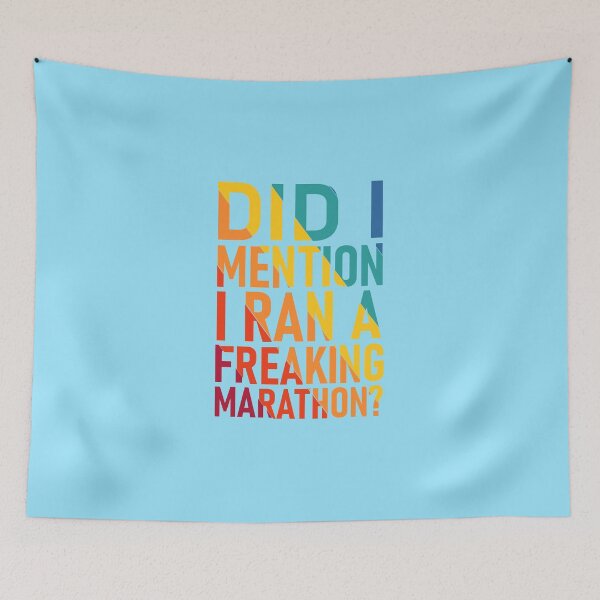 Item preview, Did I Mention, I Ran A Freaking Marathon? designed and sold by Lonesome-Fox.