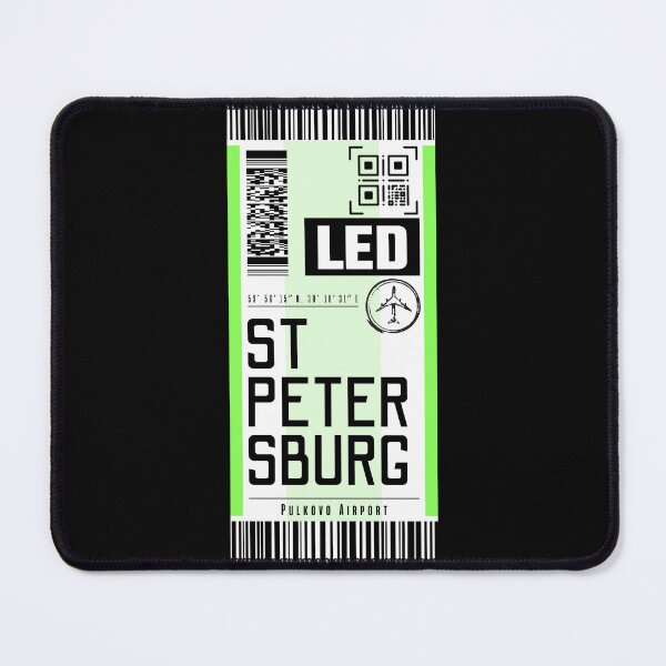 Item preview, SAINT PETERSBURG LED classic luggage tag designed and sold by LeddsoDello.