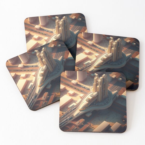 Item preview,  Futuristic city designed and sold by GabrielMadrasse.