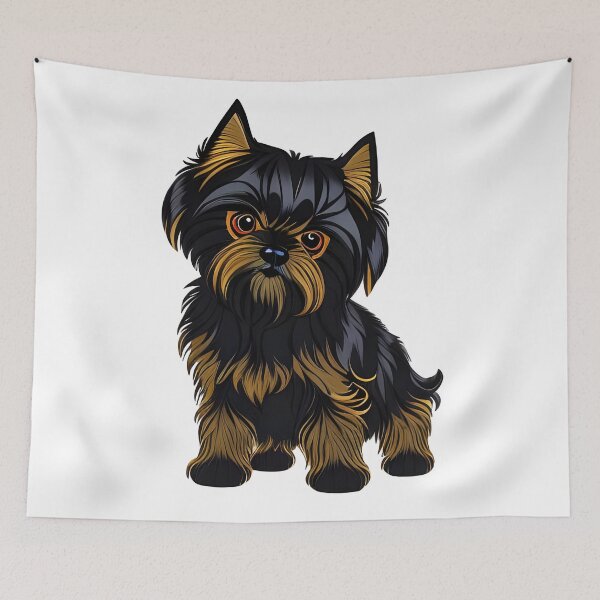 Item preview, Cute Affenpinscher puppy, pop art, Ai Generated Art  designed and sold by ACC .