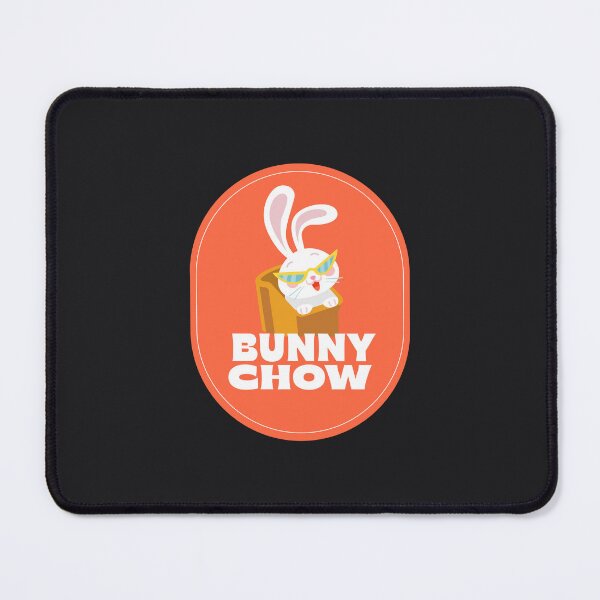 Item preview, Red Bunny Chow Typographic Sticker designed and sold by AsteriskHouse.